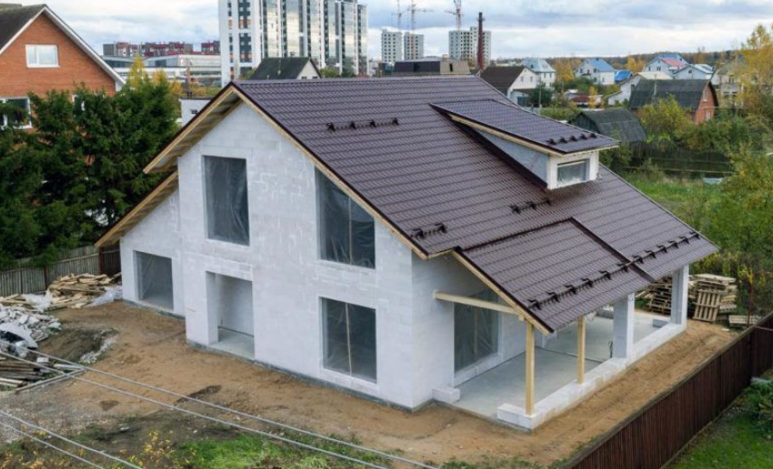Строительство дома из газобетона﻿﻿